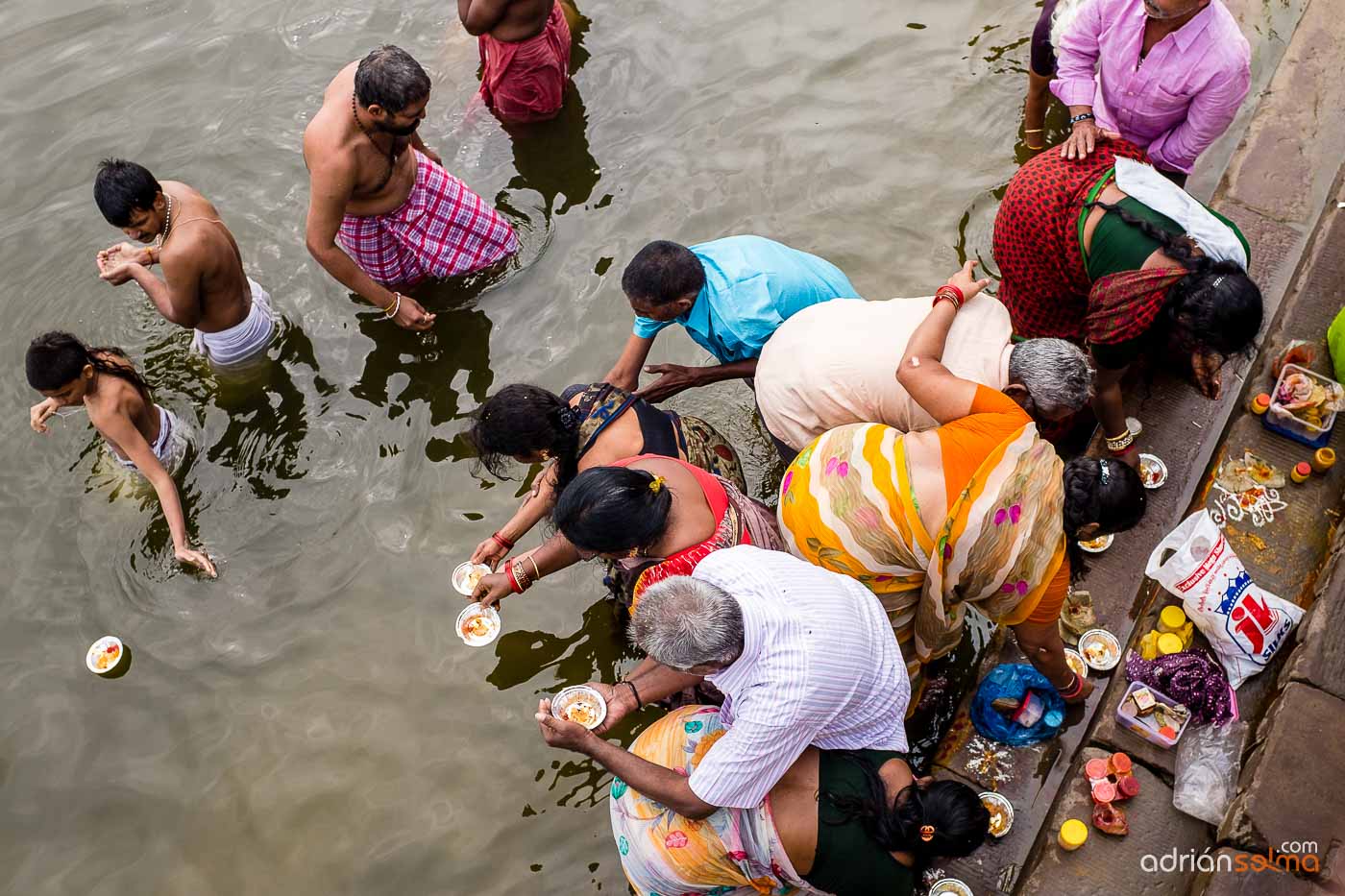 Rituales a orillas del Ganges. Varanassi